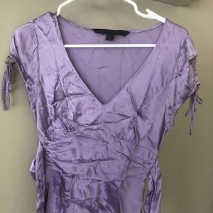 Silk dress top